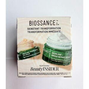 Biossance Skinstant Transformation Marine Algae Eye Cream & Omega Repair Cream